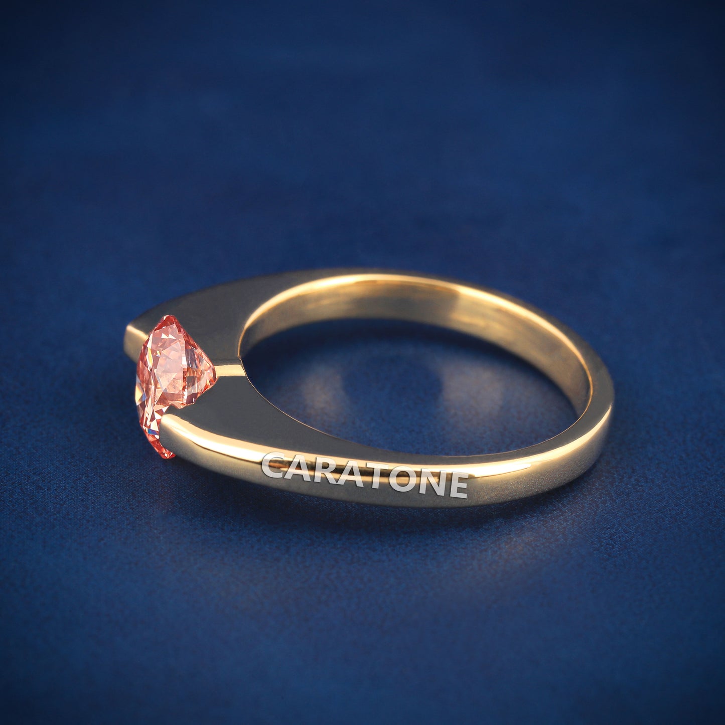 Pinky Diamond Solitaire Ring Diamond Tester Passed