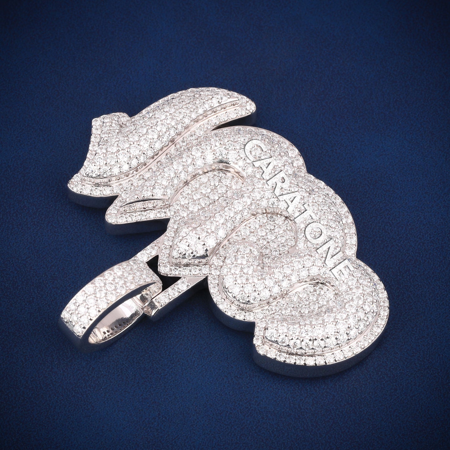 Custom arabic hip hop diamond 14kt lab pendant d vvs