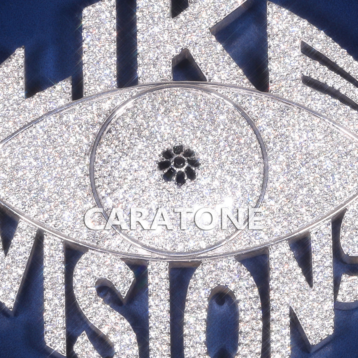 Custom Iced Out Like Visions Hip Hop Pendant with Lab Grown Diamonds
