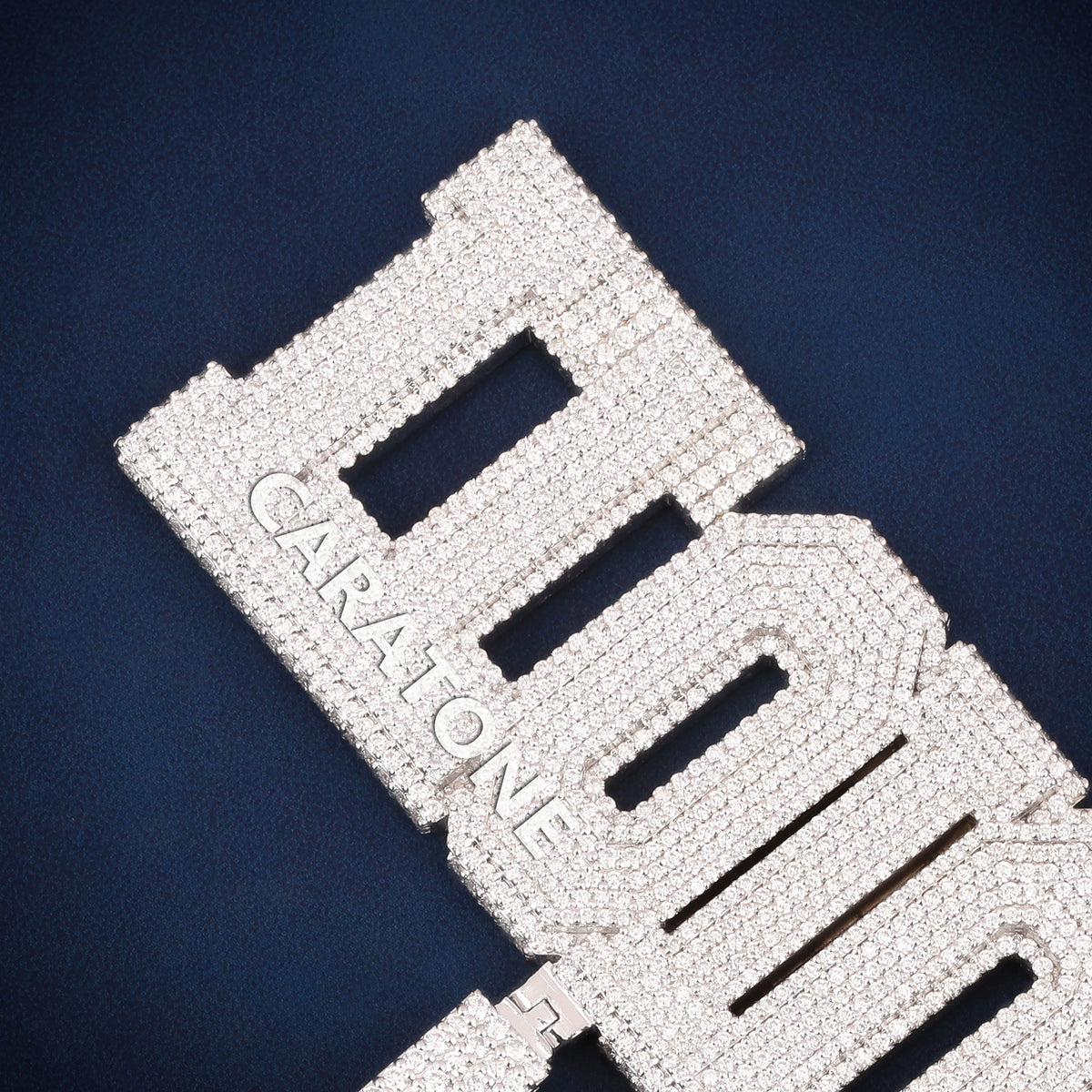 Custom Iced Out TULOTT Name Hip Hop Pendant with Lab Grown Diamonds