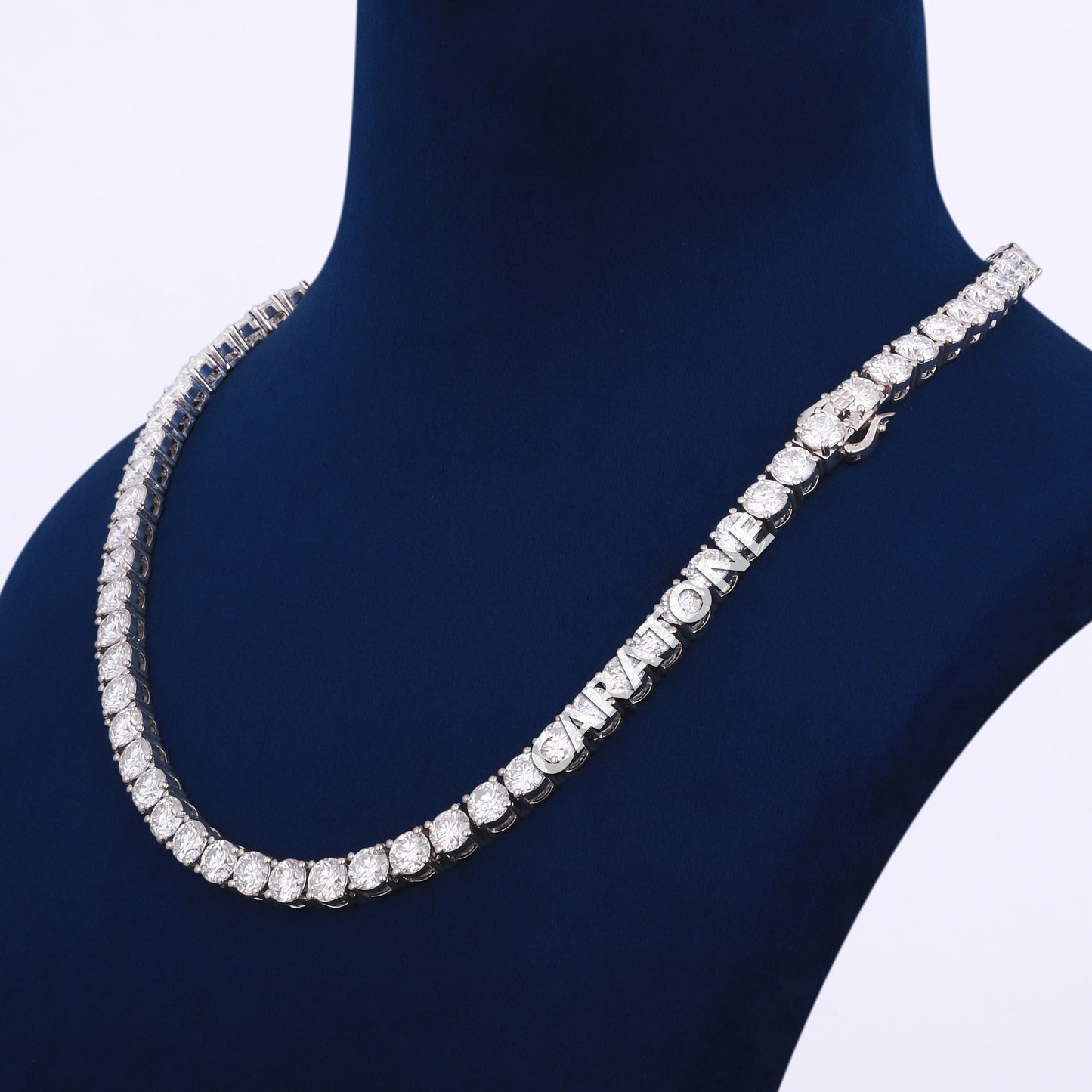 20 inch 6.5 mm womens tennis necklace for wedding engagement