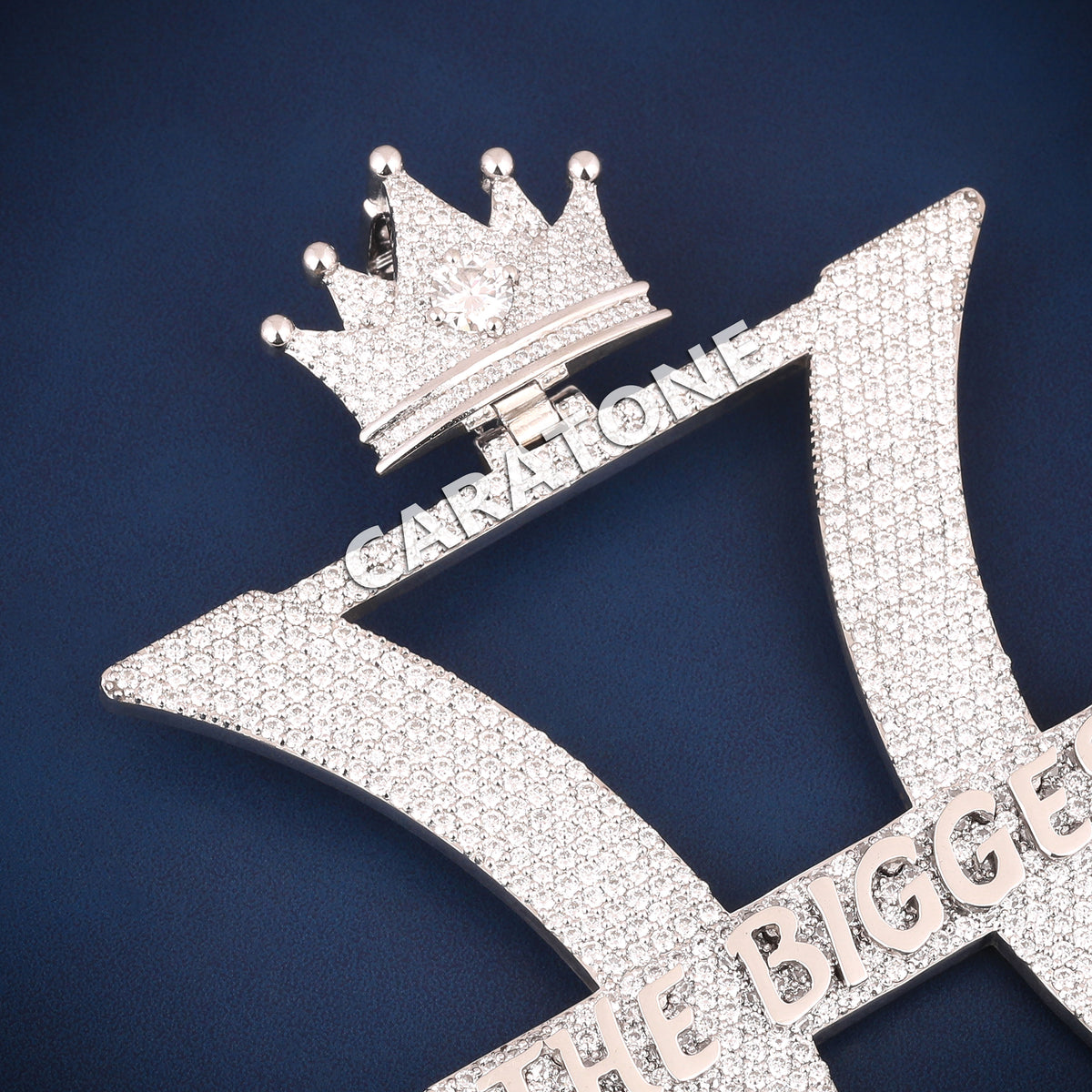 Custom Iced Out The Biggest H Logo Hip Hop Pendant with Lab Grown Diamonds