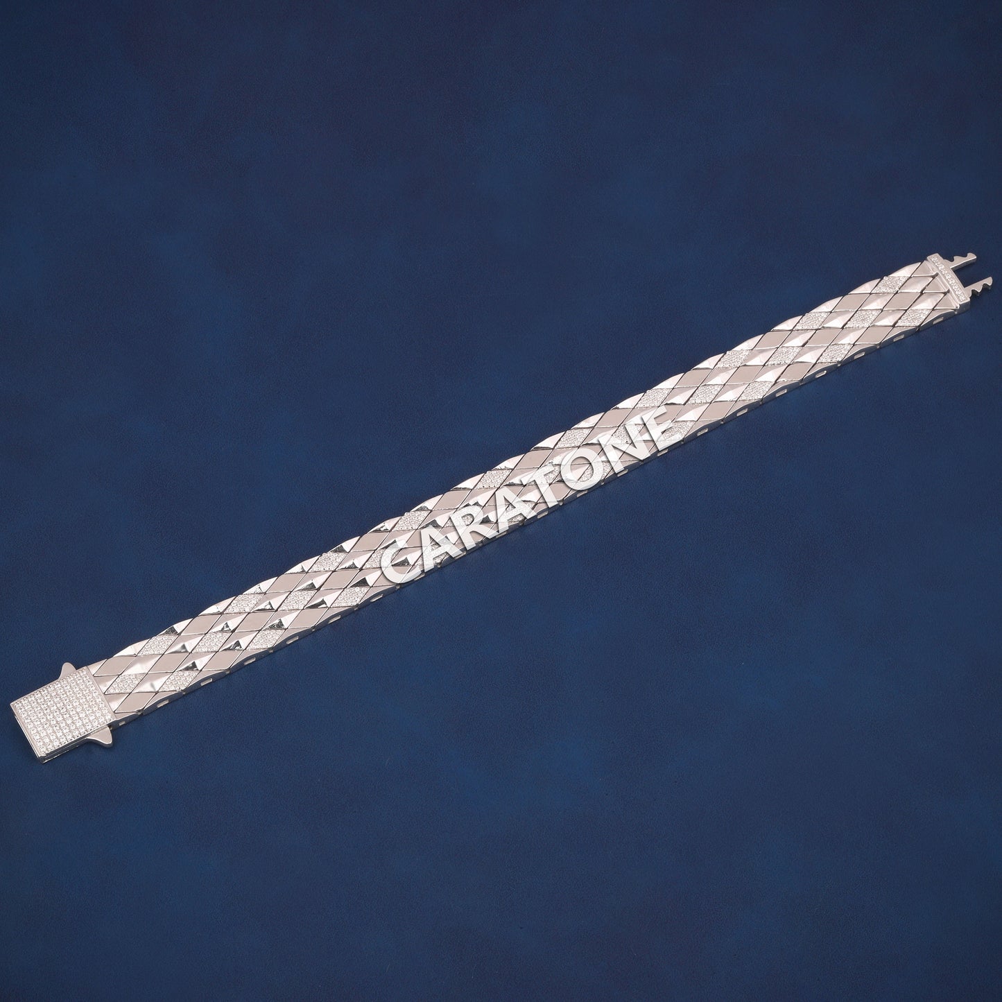 Buy 925 Sterling Silver Italian Bracelet with Iced Out VVS Diamond Luxury Bracelets