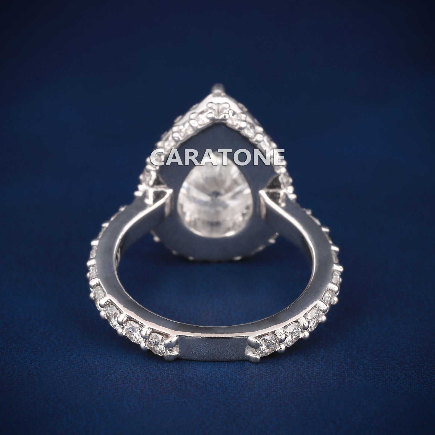 6 Carat Diamond Solitaire Pear Ring For Proposal
