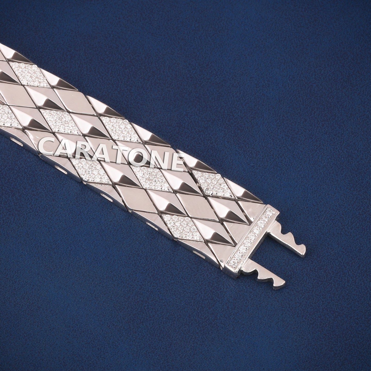 Buy 925 Sterling Silver Italian Bracelet with Iced Out VVS Diamond Luxury Bracelets