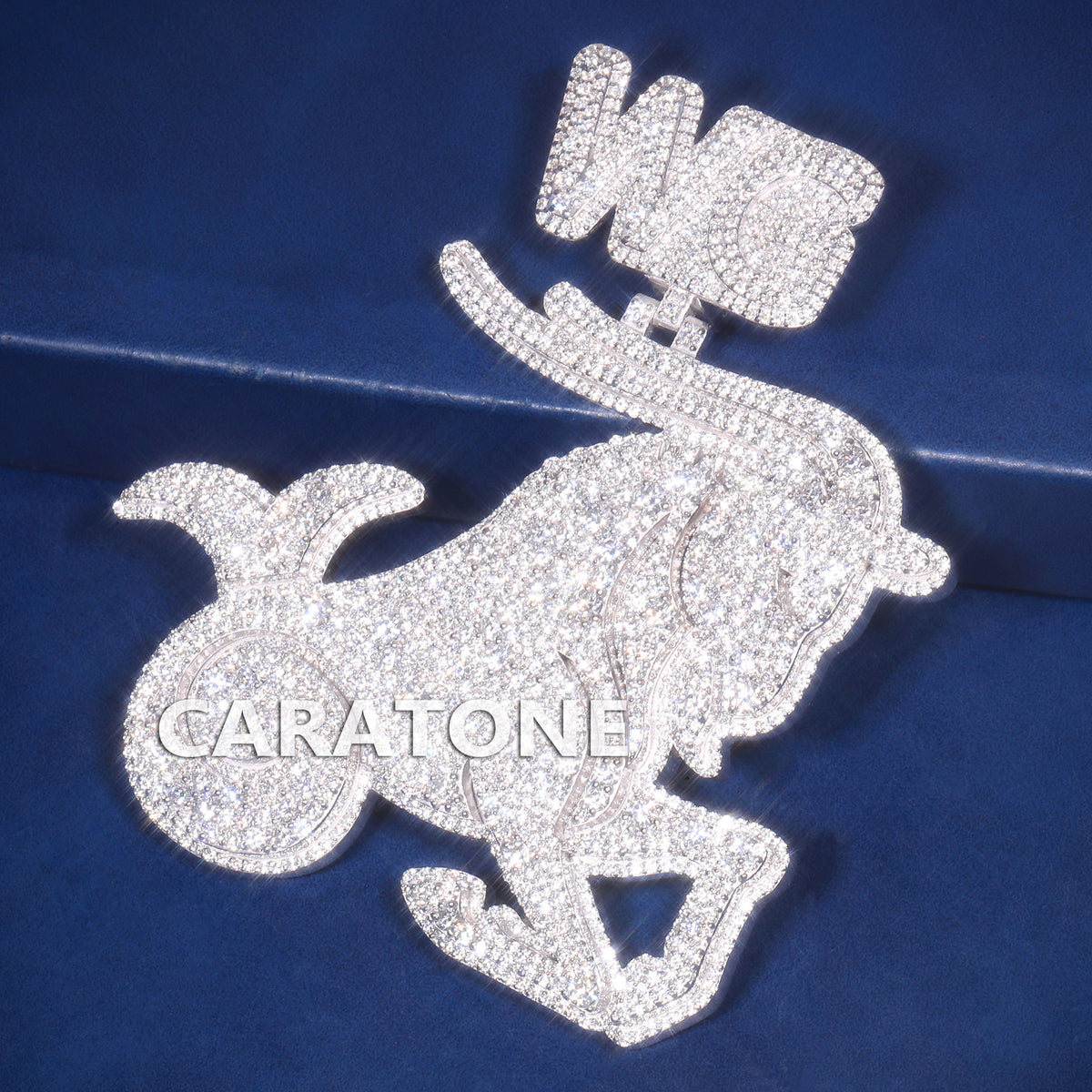 Custom Iced Out WCE Horse Hip Hop Pendant with Lab Grown Diamonds
