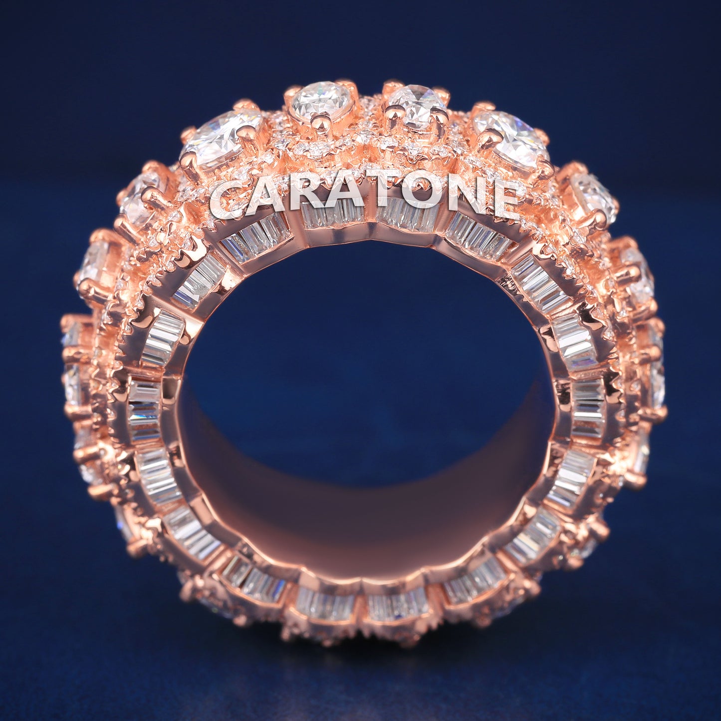 14kt Gold with Lab-Grown Diamond VVS Clarity Bridal Diamond Band
