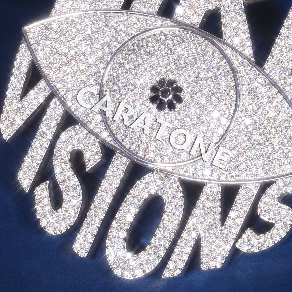 Custom Iced Out Like Visions Hip Hop Pendant with Lab Grown Diamonds