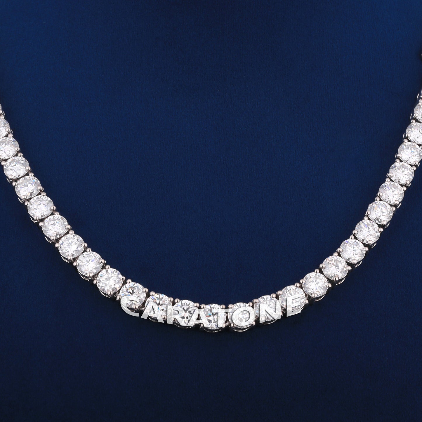 20 inch 6.5 mm womens tennis necklace for wedding engagement