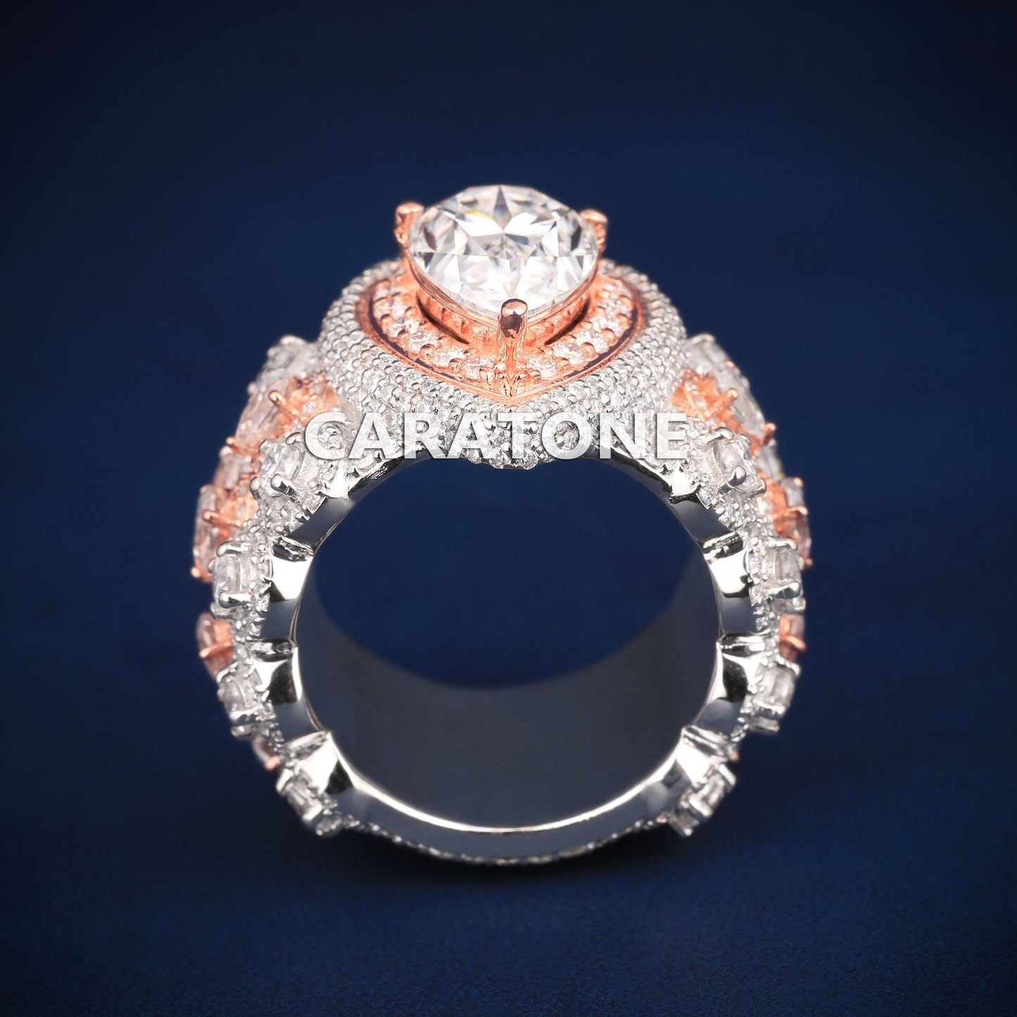 Custom made hip-hop ring for men