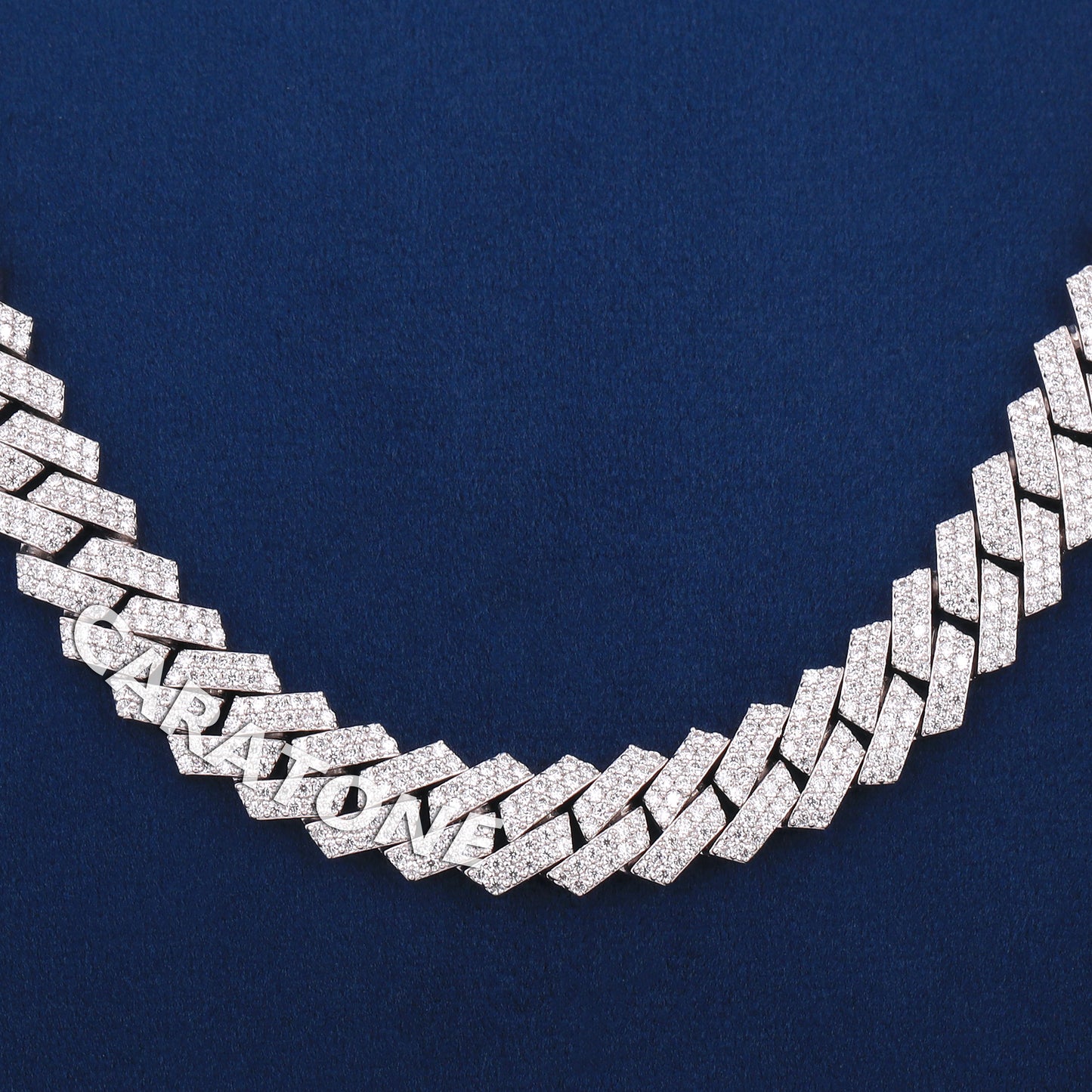 22 inch 8.5 mm Most Expensive Chain Mens 925 Sterling Silver Real Diamond Necklace Womens in Iced Out Custom Cuban Chains