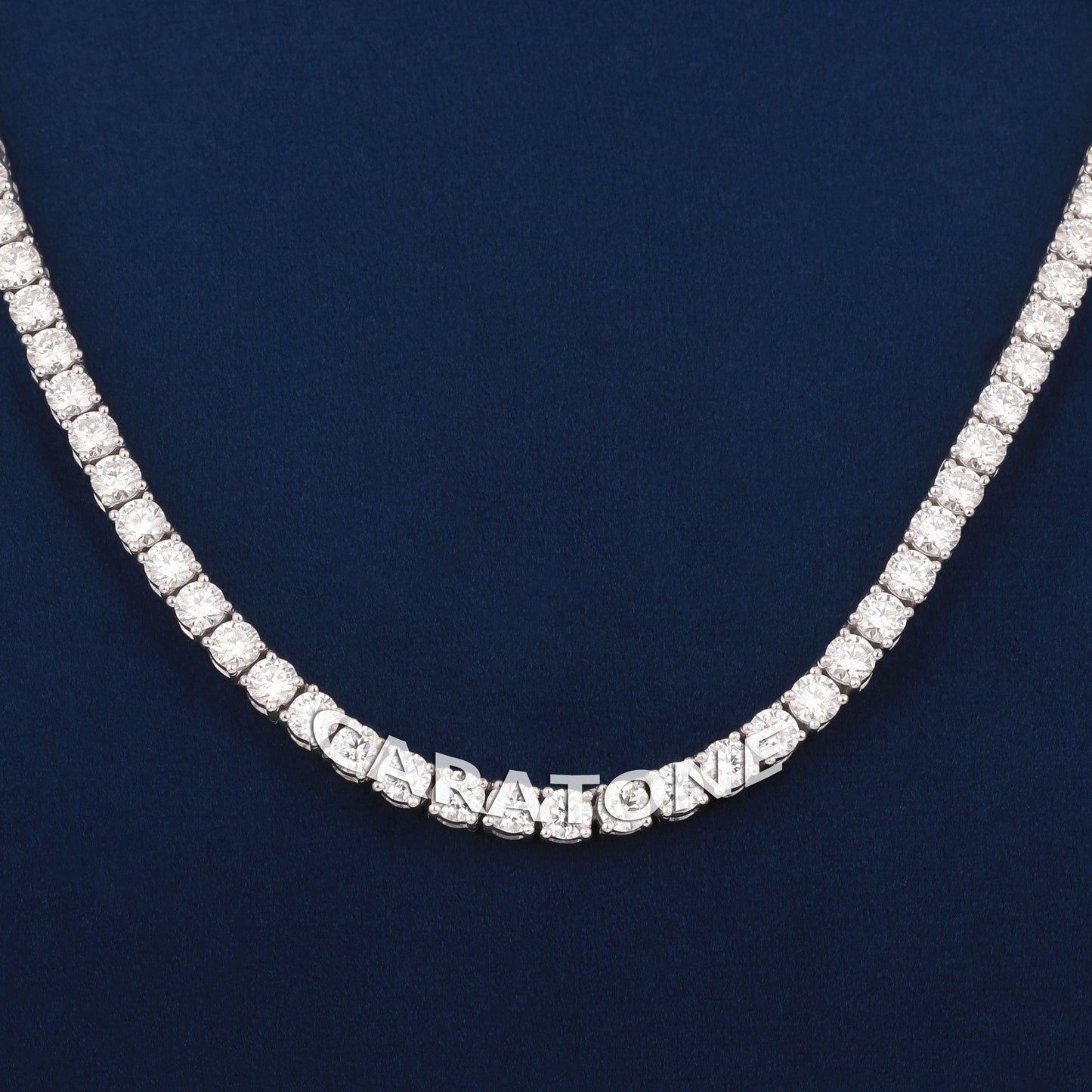20 Inch 4 mm Diamond Tennis Chain with VVS Clarity