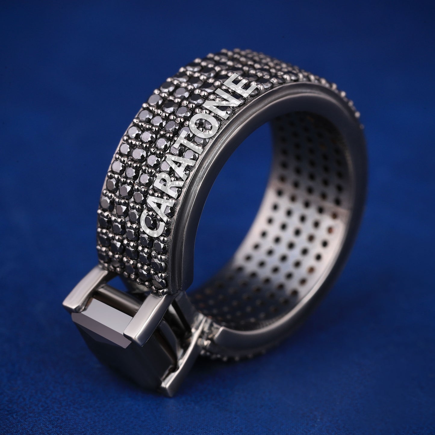 Unique Black Engagement Rings with Princess Cut Womens Black Expensive Diamond Engagement Ring