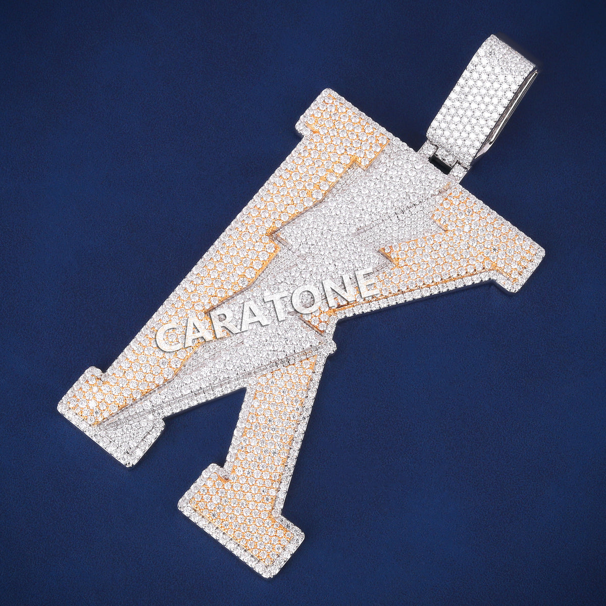 Custom Iced Out K Letter Hip Hop Pendant with Lab Grown Diamonds