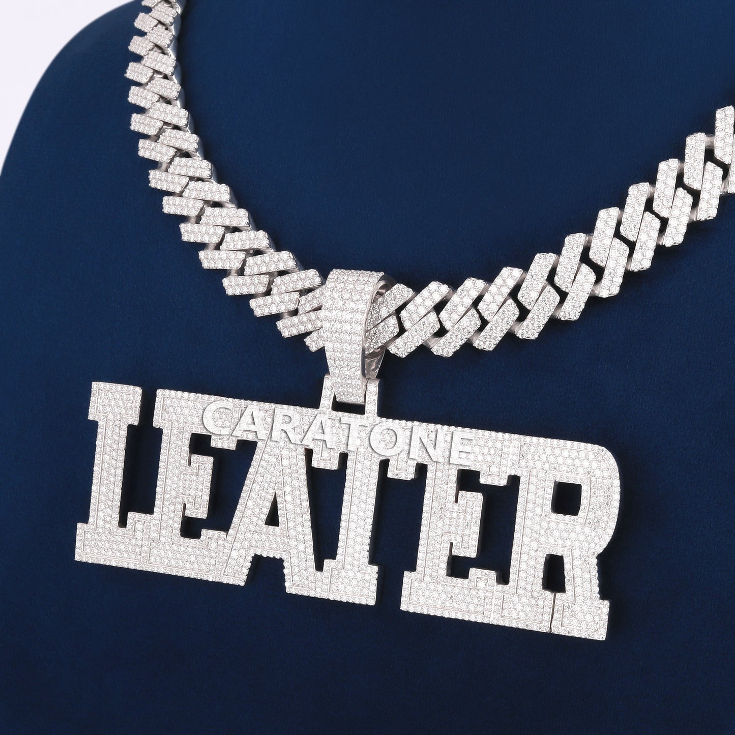 Unique Style Chain With Letter Pendant In 925 Sterling Silver