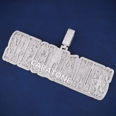 Custom Iced Out Special Talents Hip Hop Pendant with Lab Grown Diamonds