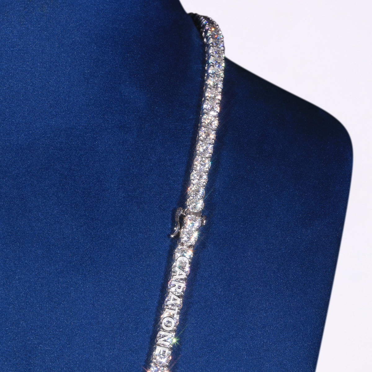 Luxury Diamond Tennis Chain with Cocktail Glass Pendant in White Gold, Iced Out Hip Hop Jewelry, Unique Designer Necklace for Men