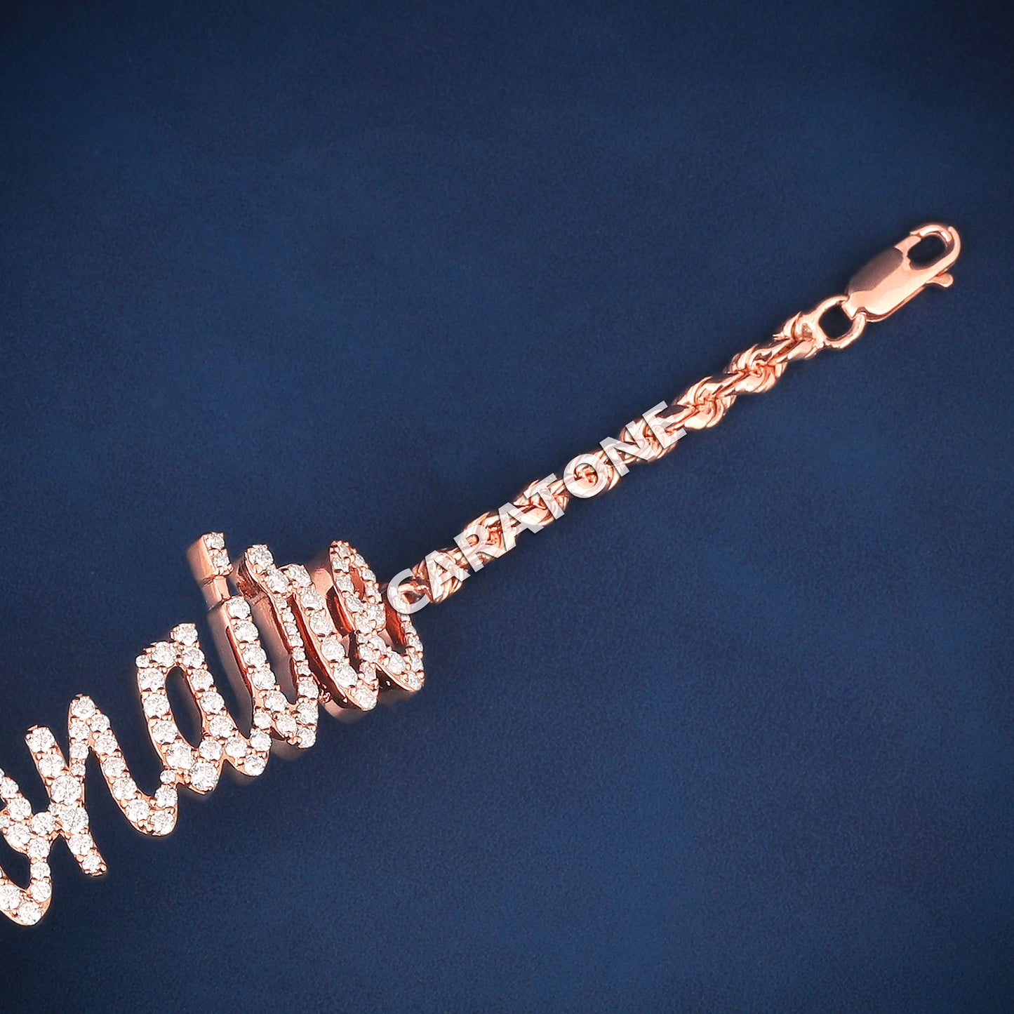 Billionaire letter custom hand made bracelet for party wear