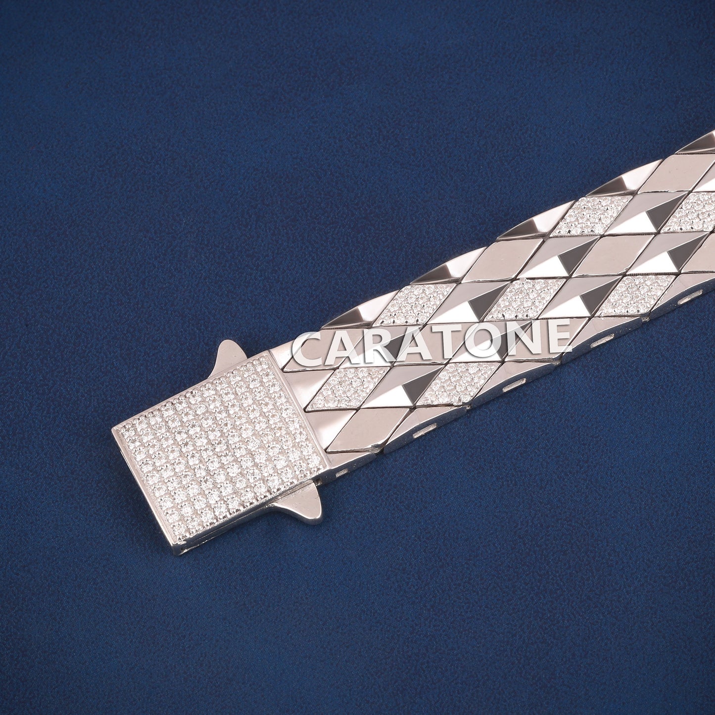 Buy 925 Sterling Silver Italian Bracelet with Iced Out VVS Diamond Luxury Bracelets