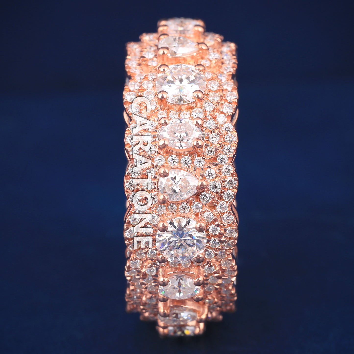 14kt Gold with Lab-Grown Diamond VVS Clarity Bridal Diamond Band