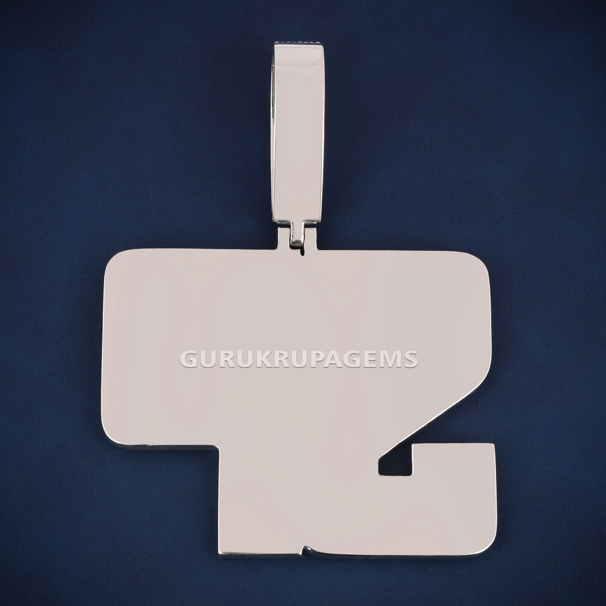 Custom Iced Out SP Initial Hip Hop Pendant with Lab Grown Diamonds
