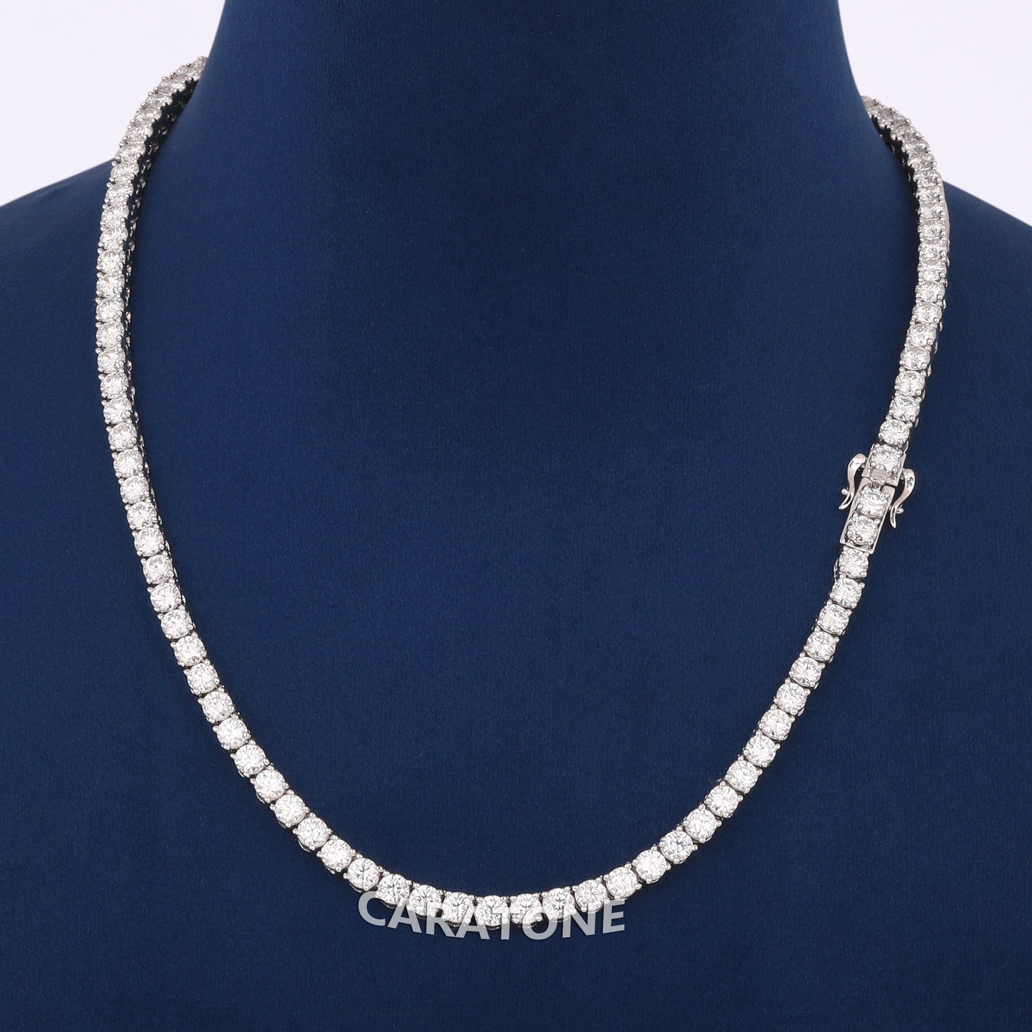18 Inch 4mm Diamond Tennis Chain Sparkling Iced Jewelry for Men and Women