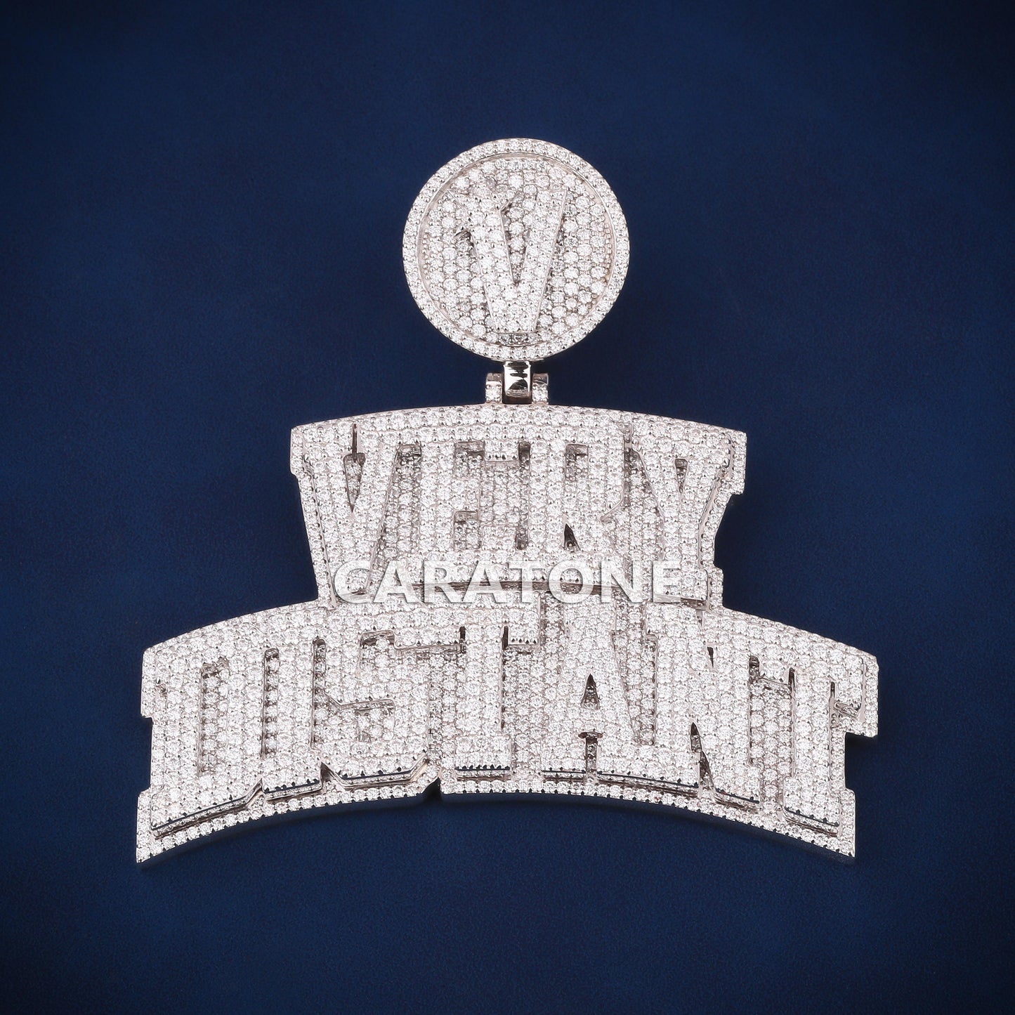 Fully iced out hip hop 14 kt lab diamond pendant d vvs clarity