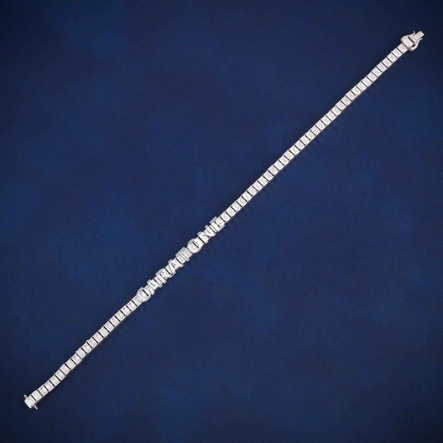 Emerald cut tennis bracelet for women vvs clarity diamonds