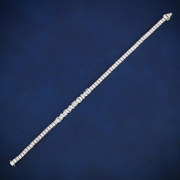 Emerald cut tennis bracelet for women vvs clarity diamonds