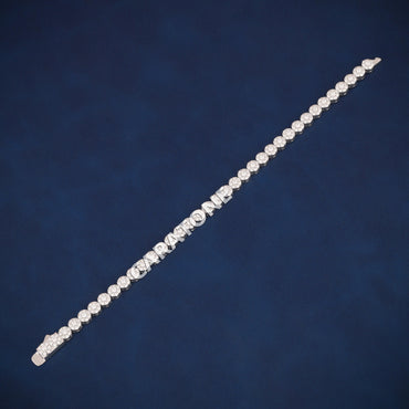 Best selling white tennis bracelet for women
