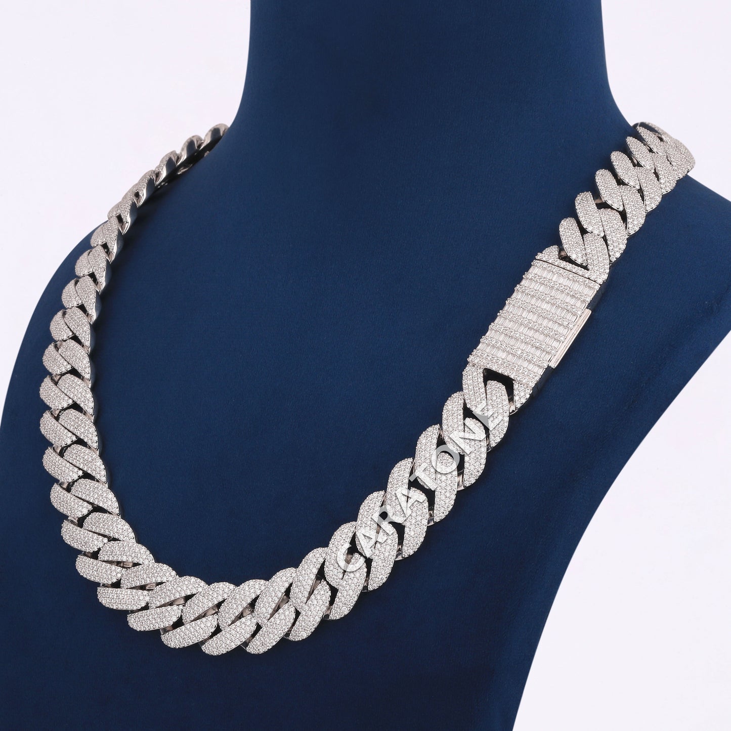 Small Round Cut Diamond Chain For Party Wear