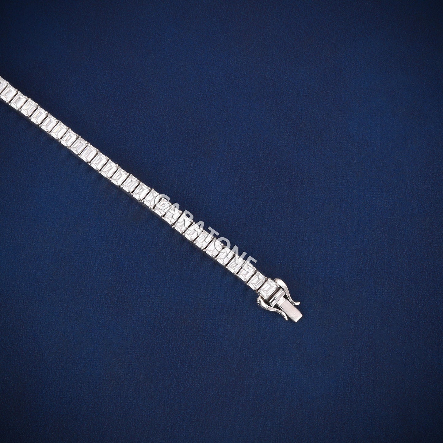Emerald cut tennis bracelet for women vvs clarity diamonds