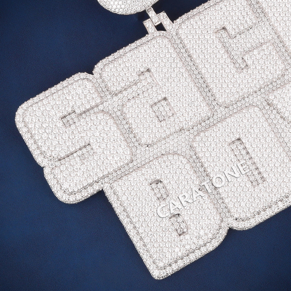 Custom Iced Out Stack Boy Hip Hop Pendant with Lab Grown Diamonds