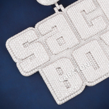 Custom Iced Out Stack Boy Hip Hop Pendant with Lab Grown Diamonds