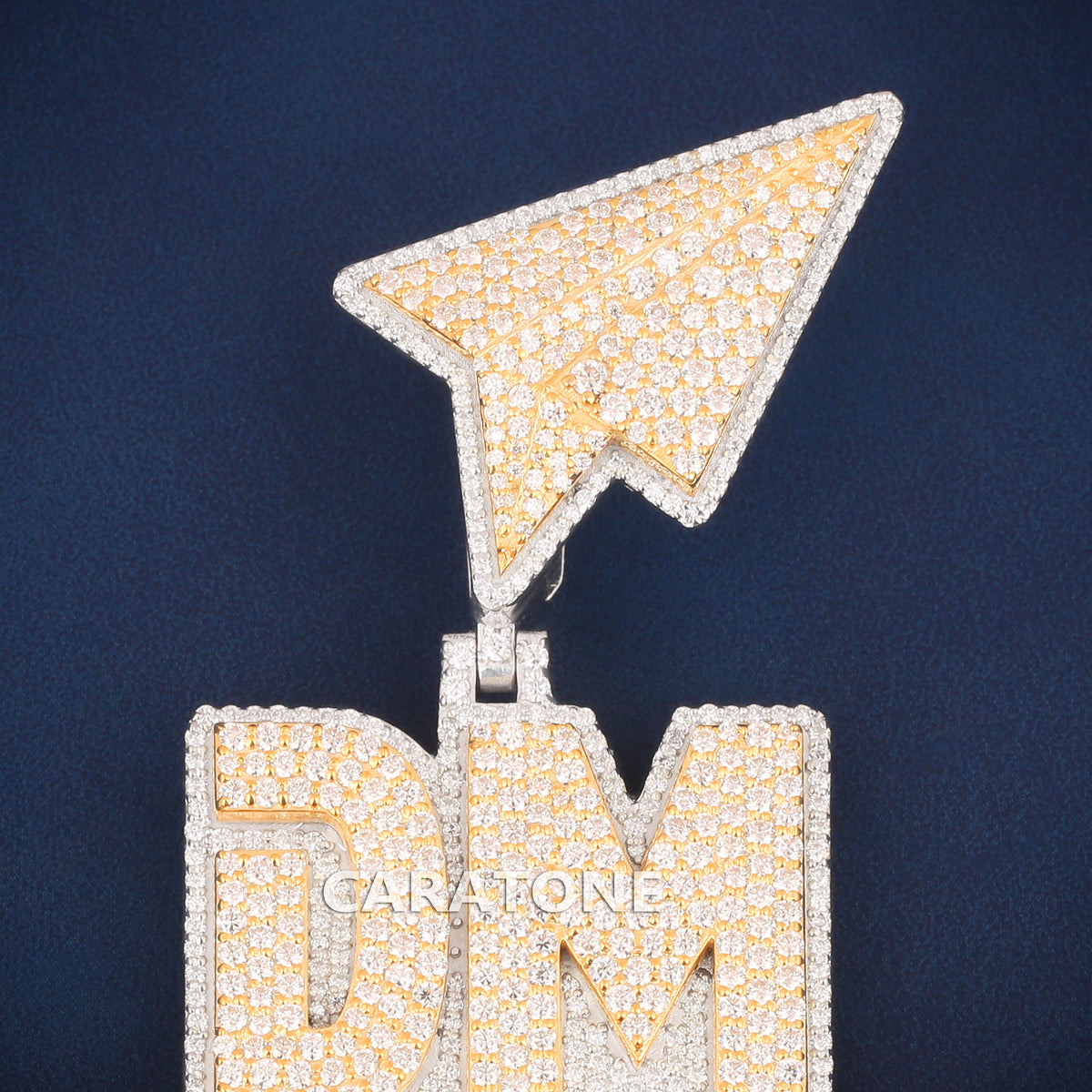 Custom Iced Out DM Danny Hip Hop Pendant with Lab Grown Diamonds