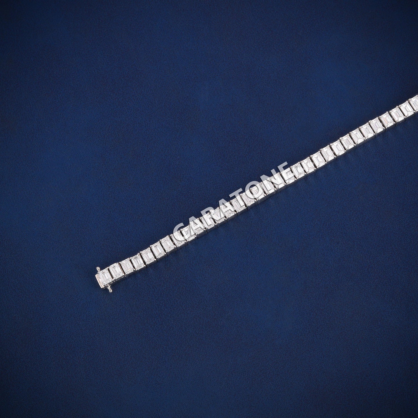 Emerald cut tennis bracelet for women vvs clarity diamonds