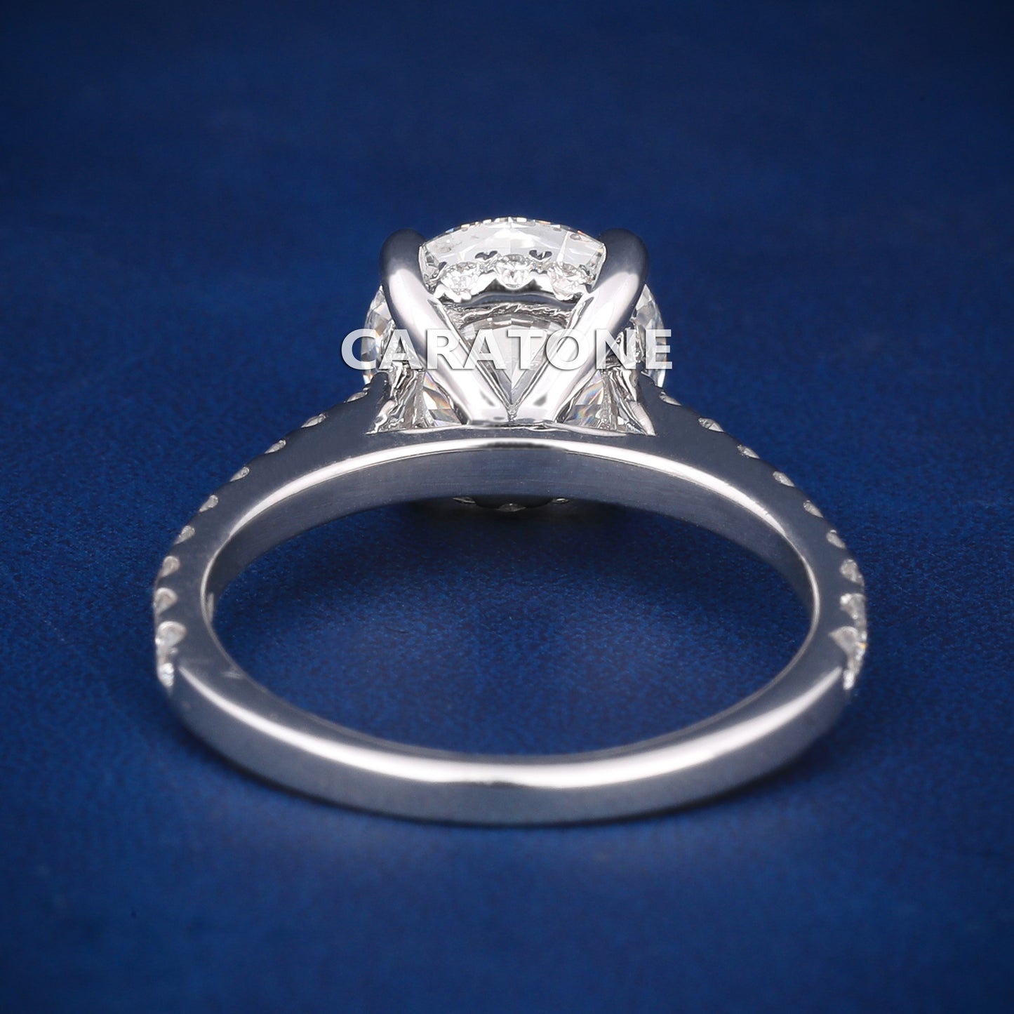 2.85 Ct Diamond Solitaire Ring VVS Clarity Engagement Ring