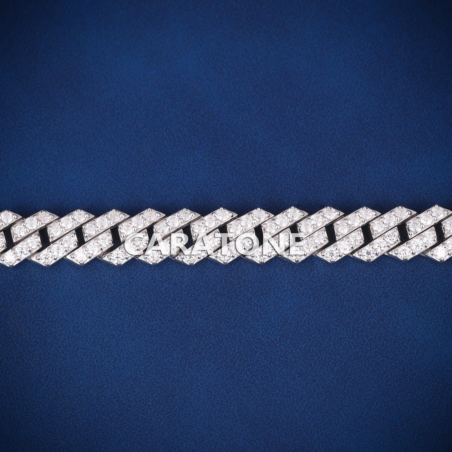 8 inch 12 mm diamond cuban link bracelet