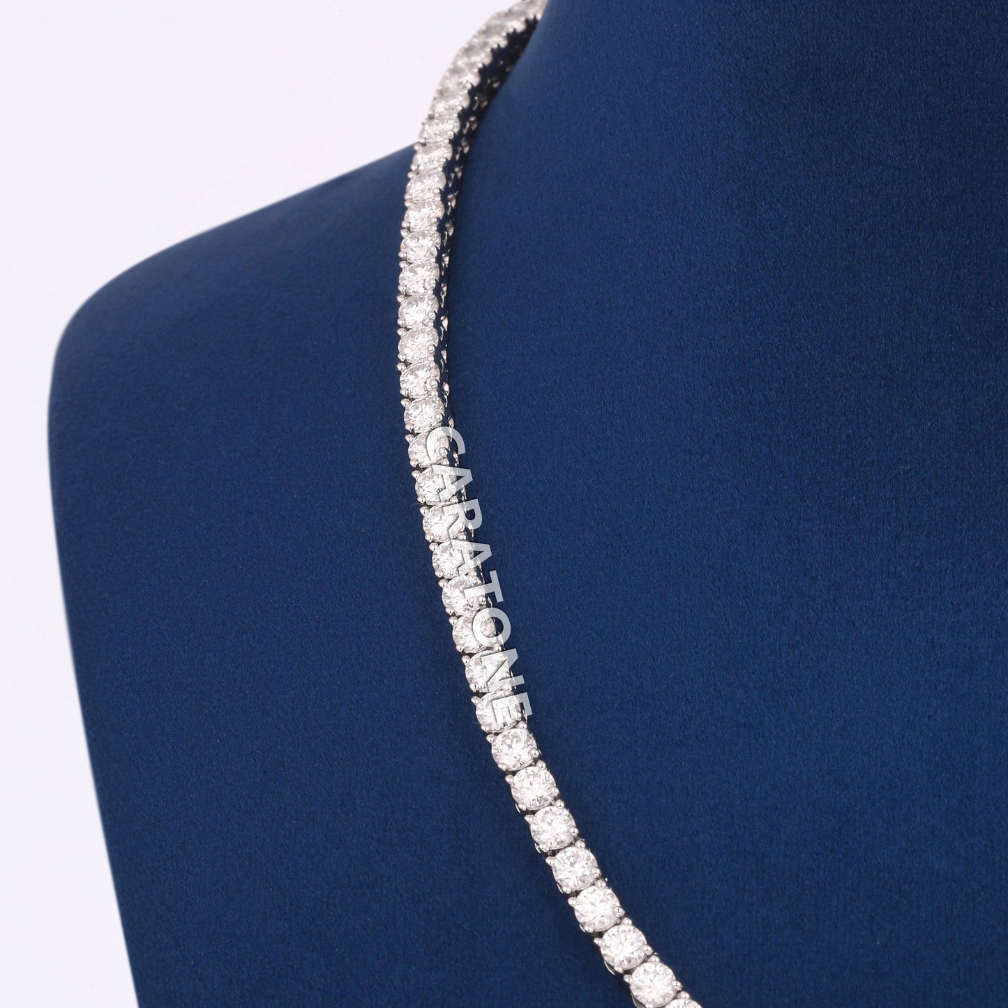 18 Inch 4mm Diamond Tennis Chain Sparkling Iced Jewelry for Men and Women