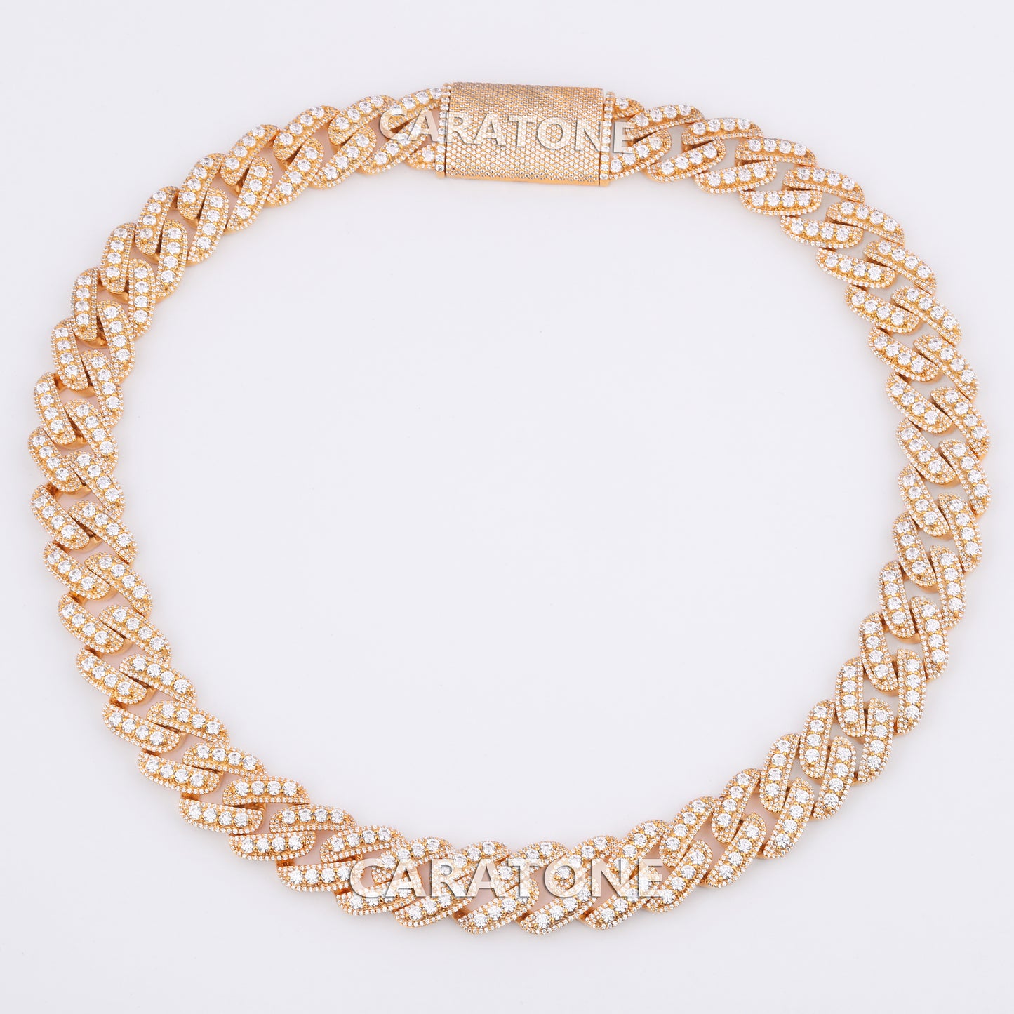 20 inch 20 mm hiphop buss down cuban chain necklace for rap party