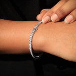 Emerald cut tennis bracelet for women vvs clarity diamonds