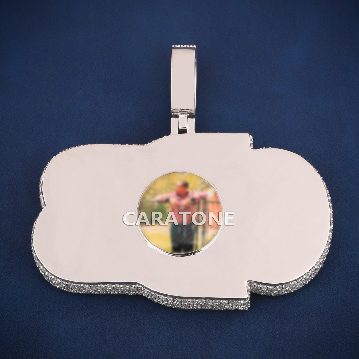 Custom Iced Out CDB Logo Hip Hop Pendant with Lab Grown Diamonds