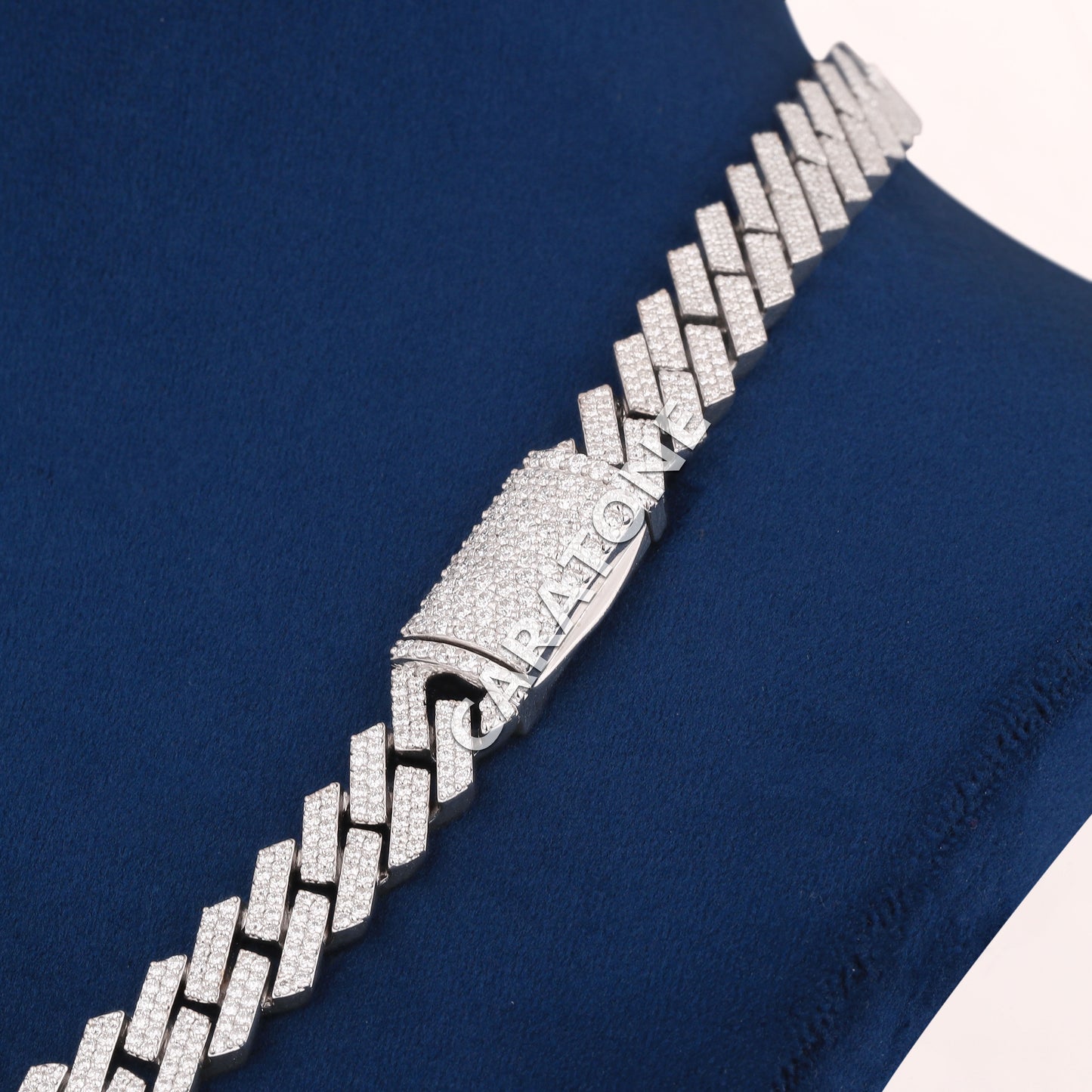 18 inch 10 mm hip hop cuban link diamond chain for men women