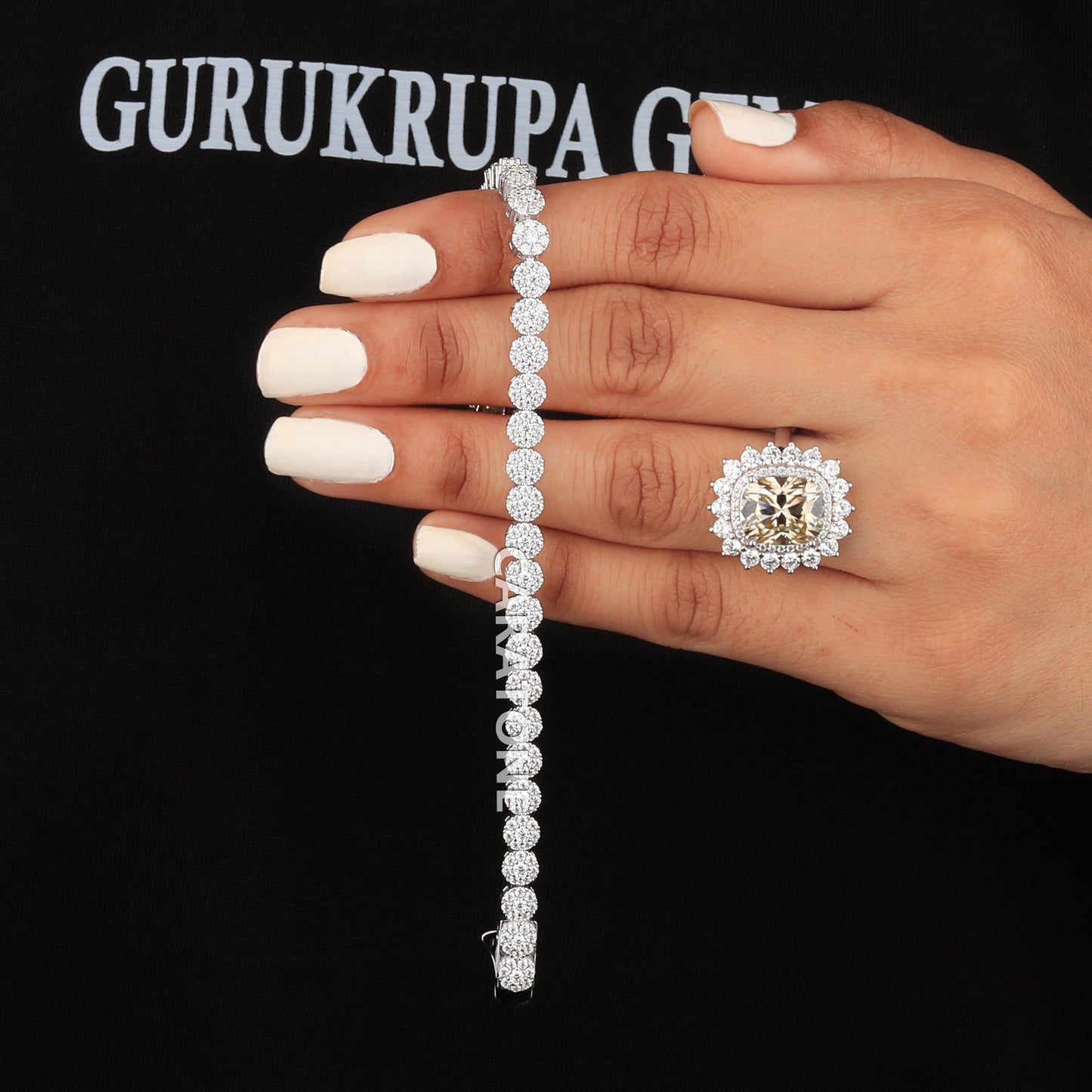 Best selling white tennis bracelet for women